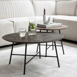 Salontafel set rond mortex - DTP Home Scala Delta