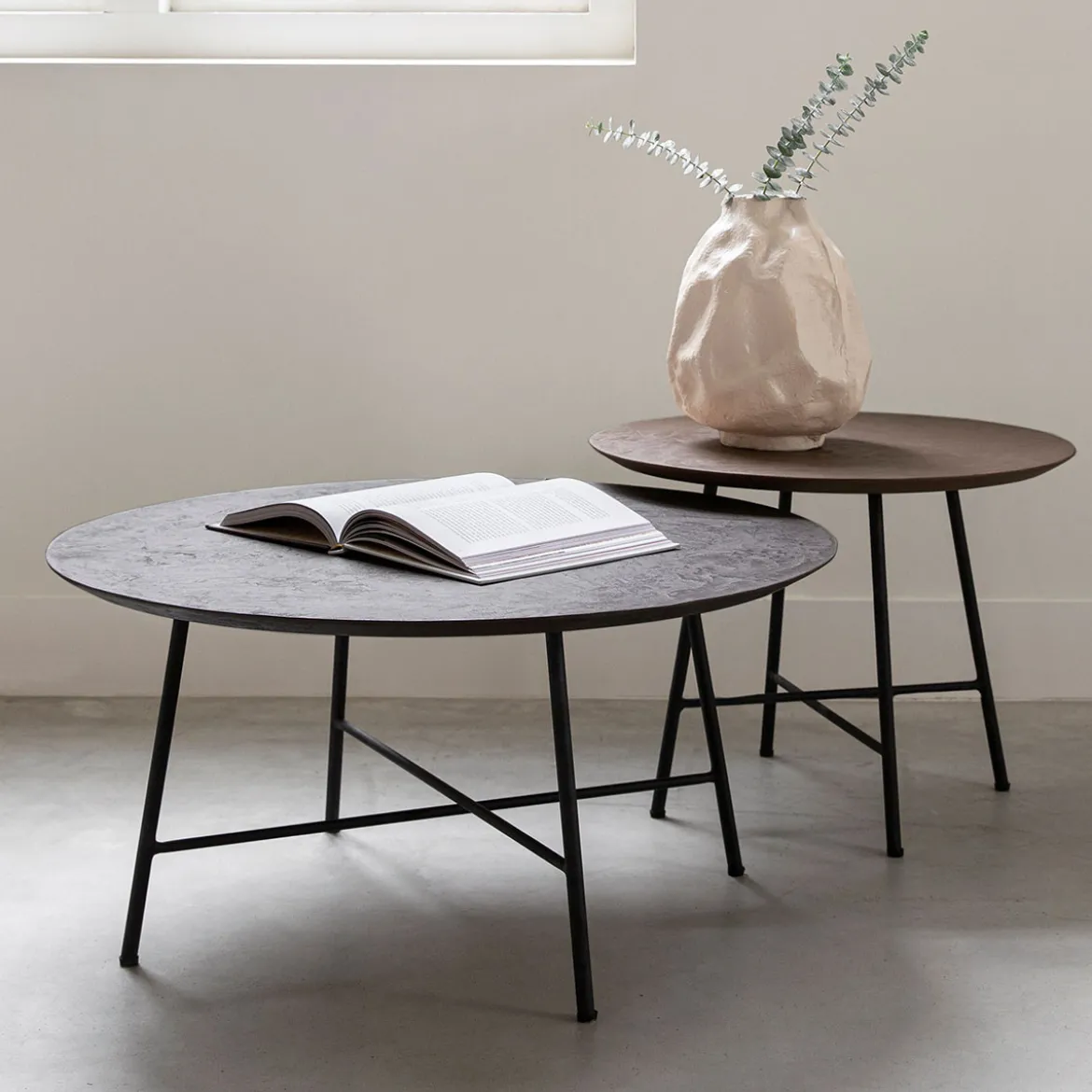 Salontafel set rond mortex - DTP Home Scala Delta