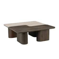 salontafelset travertine en eiken - Richmond Interiors Nando