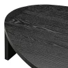 Salontafel set zwart hout organisch - Richmond Interiors Navarino