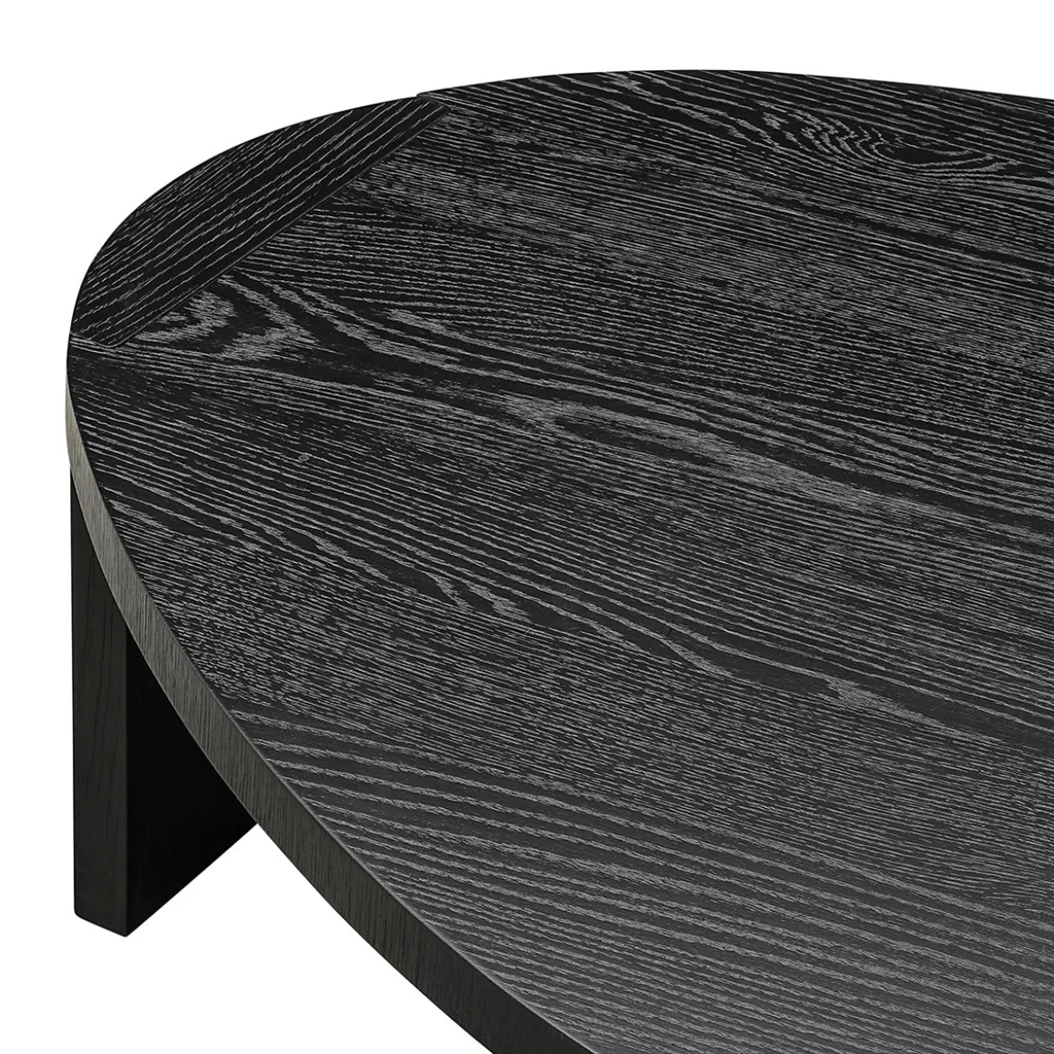 Salontafel set zwart hout organisch - Richmond Interiors Navarino