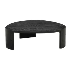 Salontafel set zwart hout organisch - Richmond Interiors Navarino