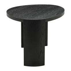 Salontafel set zwart hout organisch - Richmond Interiors Navarino