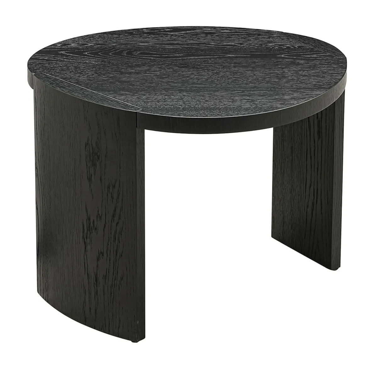 Salontafel set zwart hout organisch - Richmond Interiors Navarino