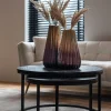 Salontafelset zwart mangohout - Richmond Interiors Catana