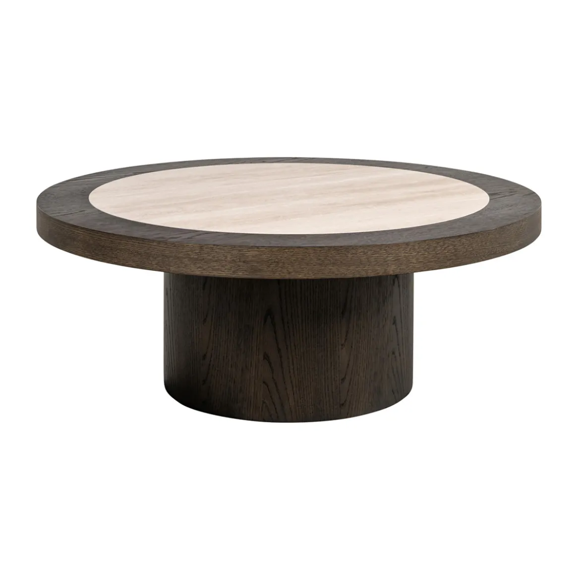 Salontafel travertine met eiken rand - Richmond Interiors Nando
