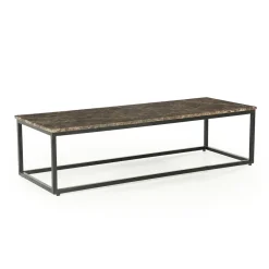 Salontafel van bruin marmer - Eleonora Rico