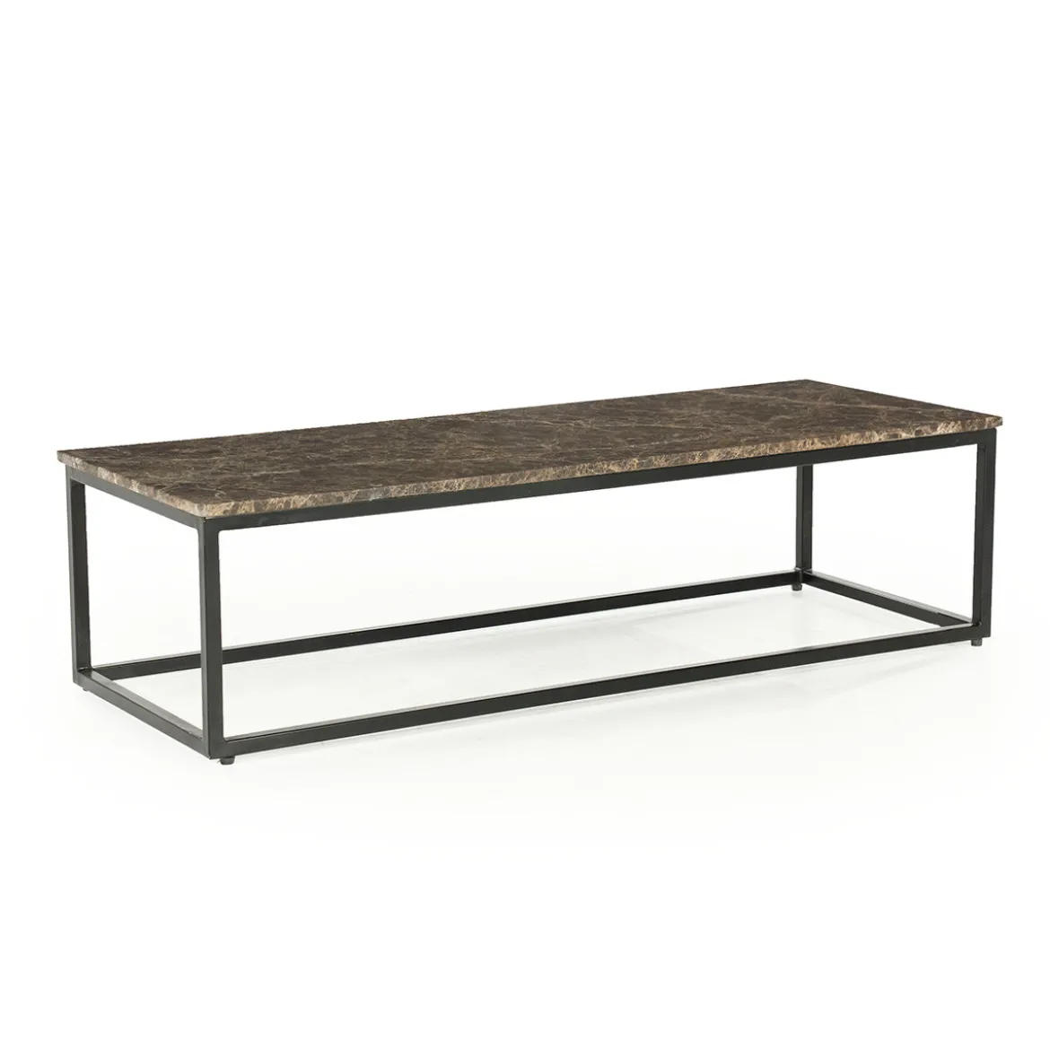 Salontafel van bruin marmer - Eleonora Rico