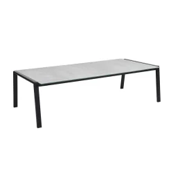 Salontafel voor buiten betonlook glas - Brafab Lyra