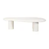 Salontafel wit organische vorm - Richmond Interiors Bloomstone