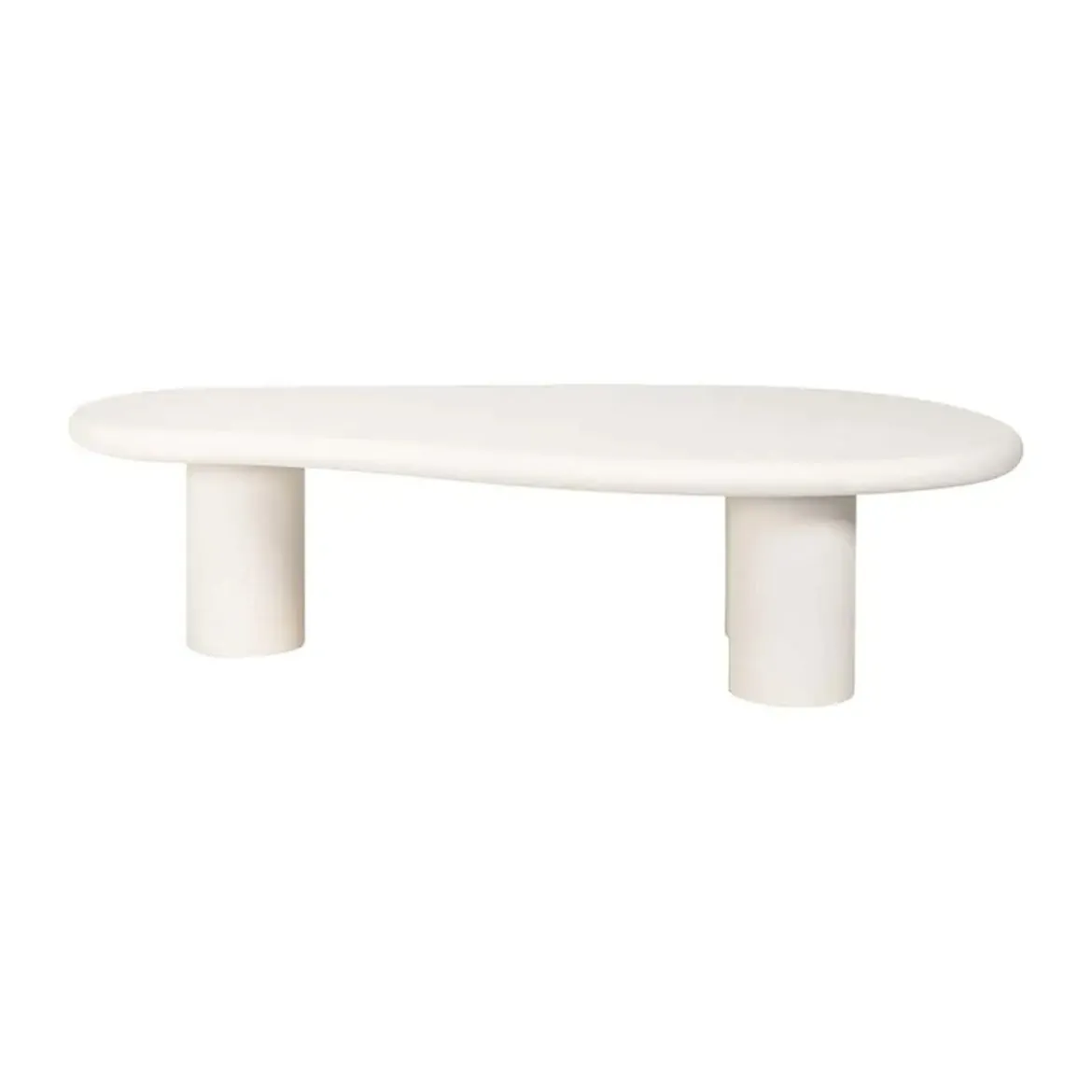 Salontafel wit organische vorm - Richmond Interiors Bloomstone
