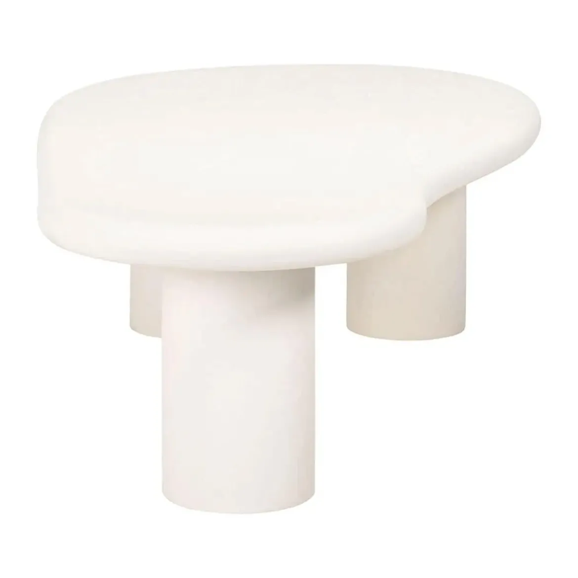 Salontafel wit organische vorm - Richmond Interiors Bloomstone