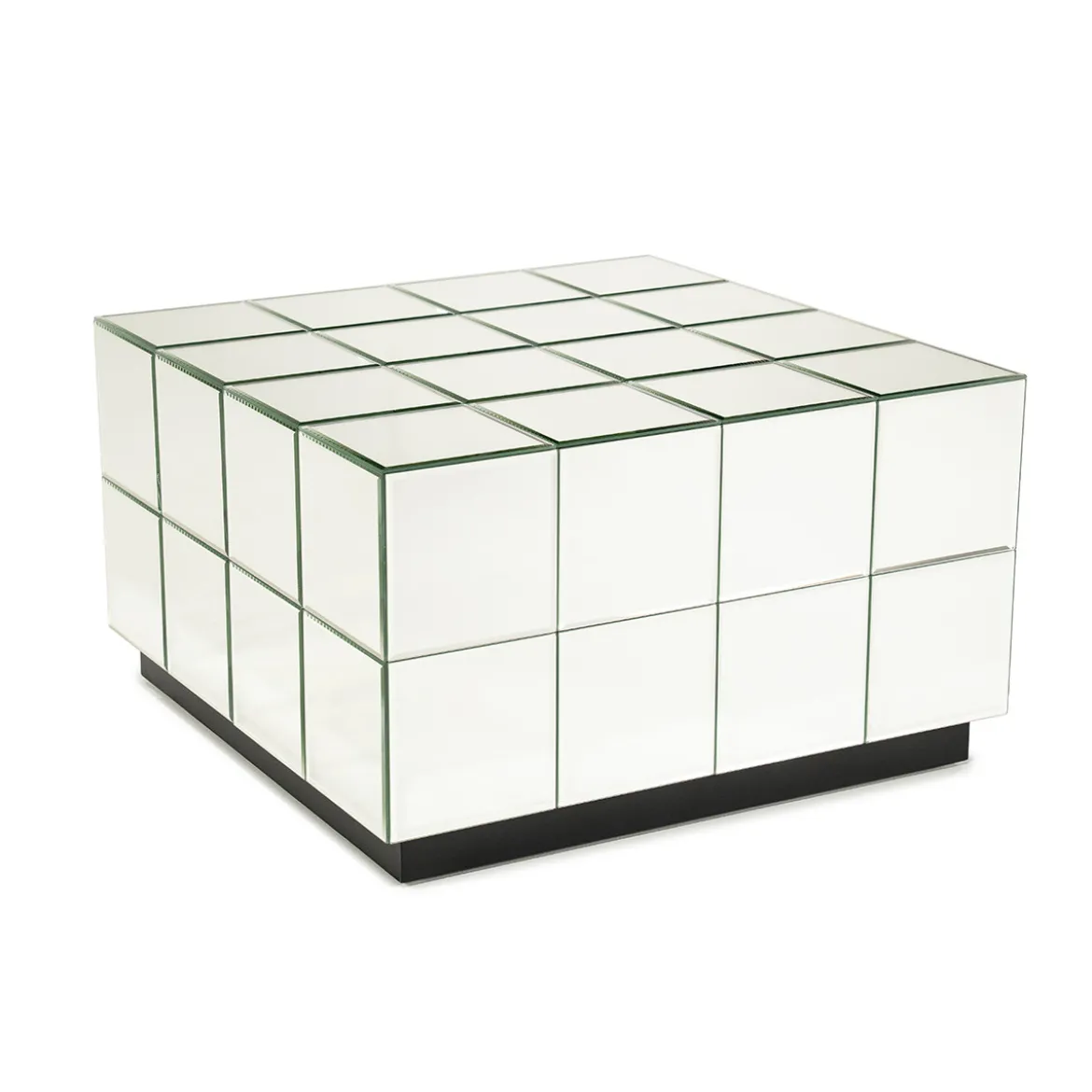 Salontafel zilveren tegels - By-Boo Flectron