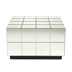 Salontafel zilveren tegels - By-Boo Flectron