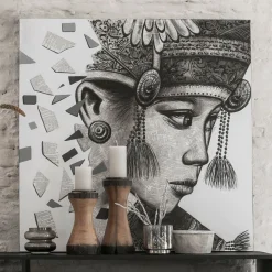 Schilderij Bali - Must Living Balinese Girl Ketut