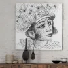 Schilderij Bali - Must Living Balinese Girl Kadek