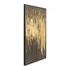 Schilderij goud zwart - Kare Design Abstract Black