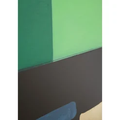 Schilderij groene tinten - Kare Design Abstract Shapes Green