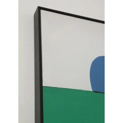 Schilderij groene tinten - Kare Design Abstract Shapes Green