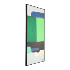 Schilderij groene tinten - Kare Design Abstract Shapes Green