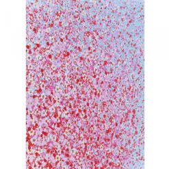Schilderij - Kare Design Touched Flower Boat Blue Pink