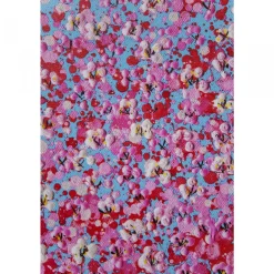 Schilderij - Kare Design Touched Flower Boat Blue Pink