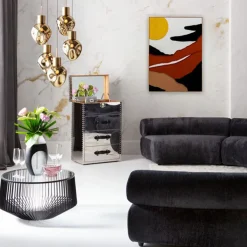 Schilderij met stof - Kare Design Artistic Sunrise