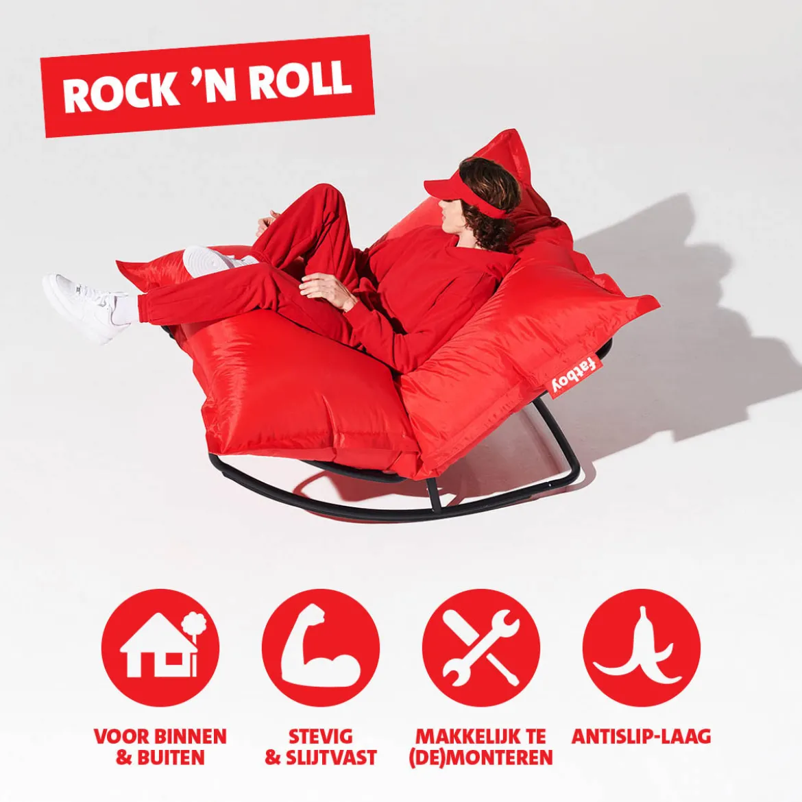 Schommelstoel frame voor zitzak - Fatboy Rock n Roll