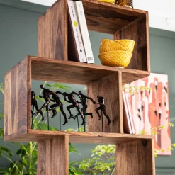 Sheeshamhout wandkast Zig Zag - Kare Design Authentico Zick Zack