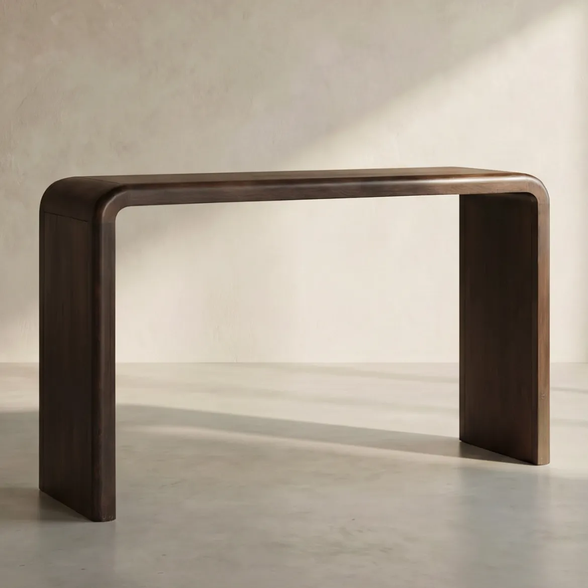 Sidetable gebogen hout - Bodio Ayan