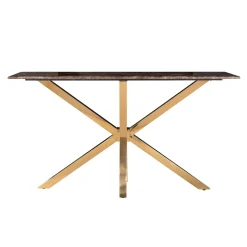 Sidetable goud met emperador marmer - Richmond Interiors Conrad