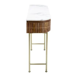 Sidetable mangohout en marmer - Kare Design Grace