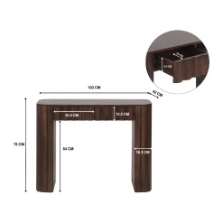 Sidetable met ribbels - Bodio Toshi