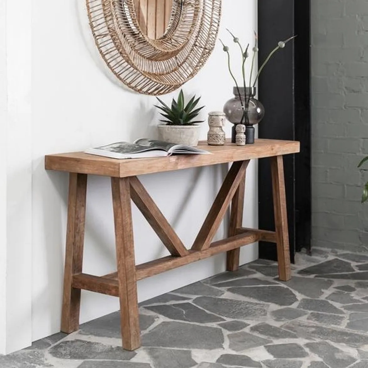 Sidetable teakhout - DTP Home Classic Monastery