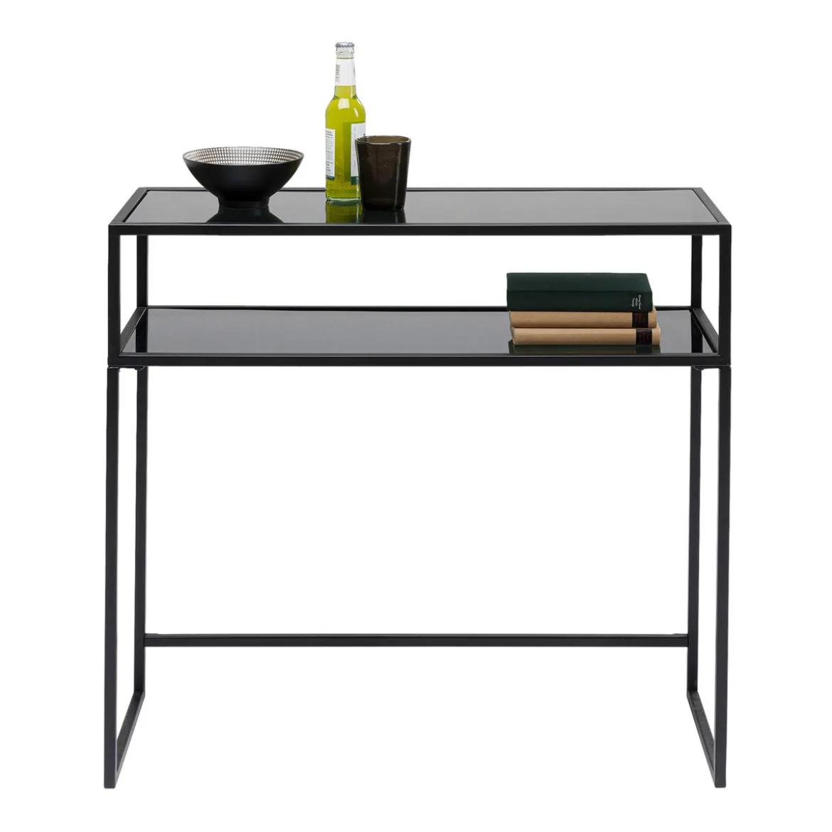 Sidetable van staal met glas - Kare Design Loft