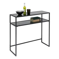 Sidetable van staal met glas - Kare Design Loft