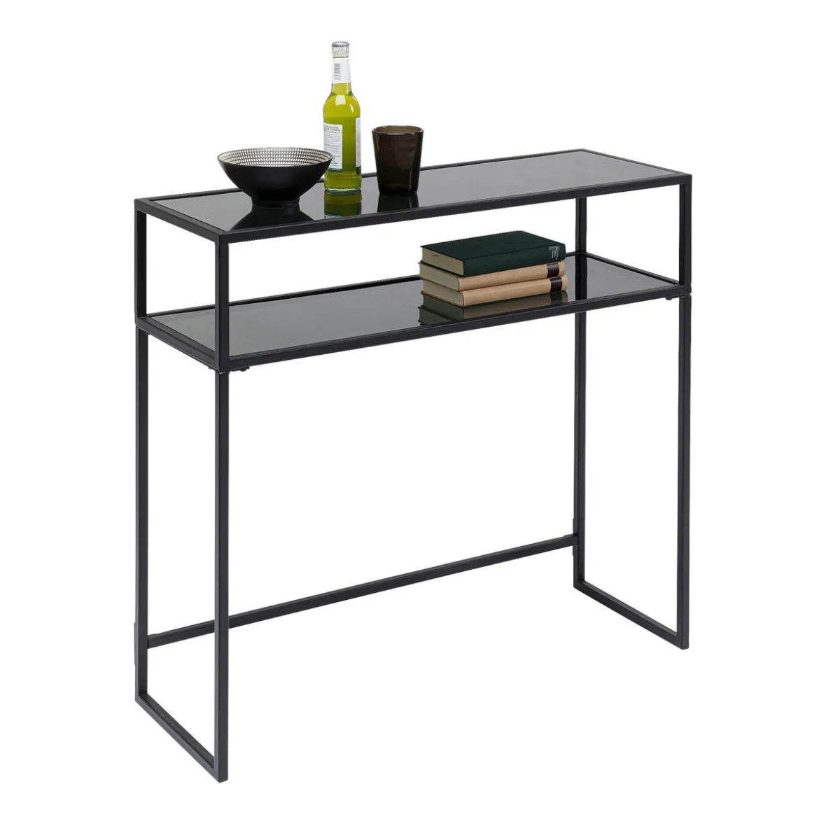 Sidetable van staal met glas - Kare Design Loft