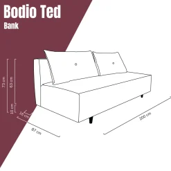 Slaapbank - Bodio Ted