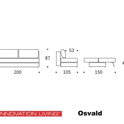 Slaapbank met opbergruimte - Innovation Living Osvald