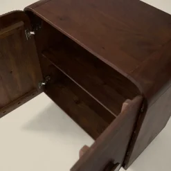 Smal dressoir hout met ronde hoeken - Bodio Matala