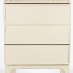 Smalle design wandkast beige - Zuiver June