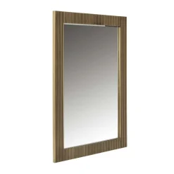 Spiegel messing met ribbels - Richmond Interiors Ironville