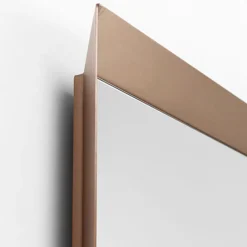 Spiegel met bruine lijst - Kare Design Arezzo Coffee