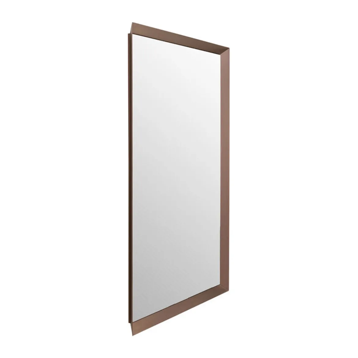 Spiegel met bruine lijst - Kare Design Arezzo Coffee