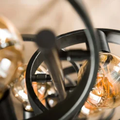Staande lamp metalen ringen - Santa Hover