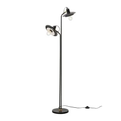 Staande leeslamp zwart retro design - Kare Design Speaker Duo