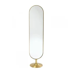 Staande spiegel messing - Kare Design Curve