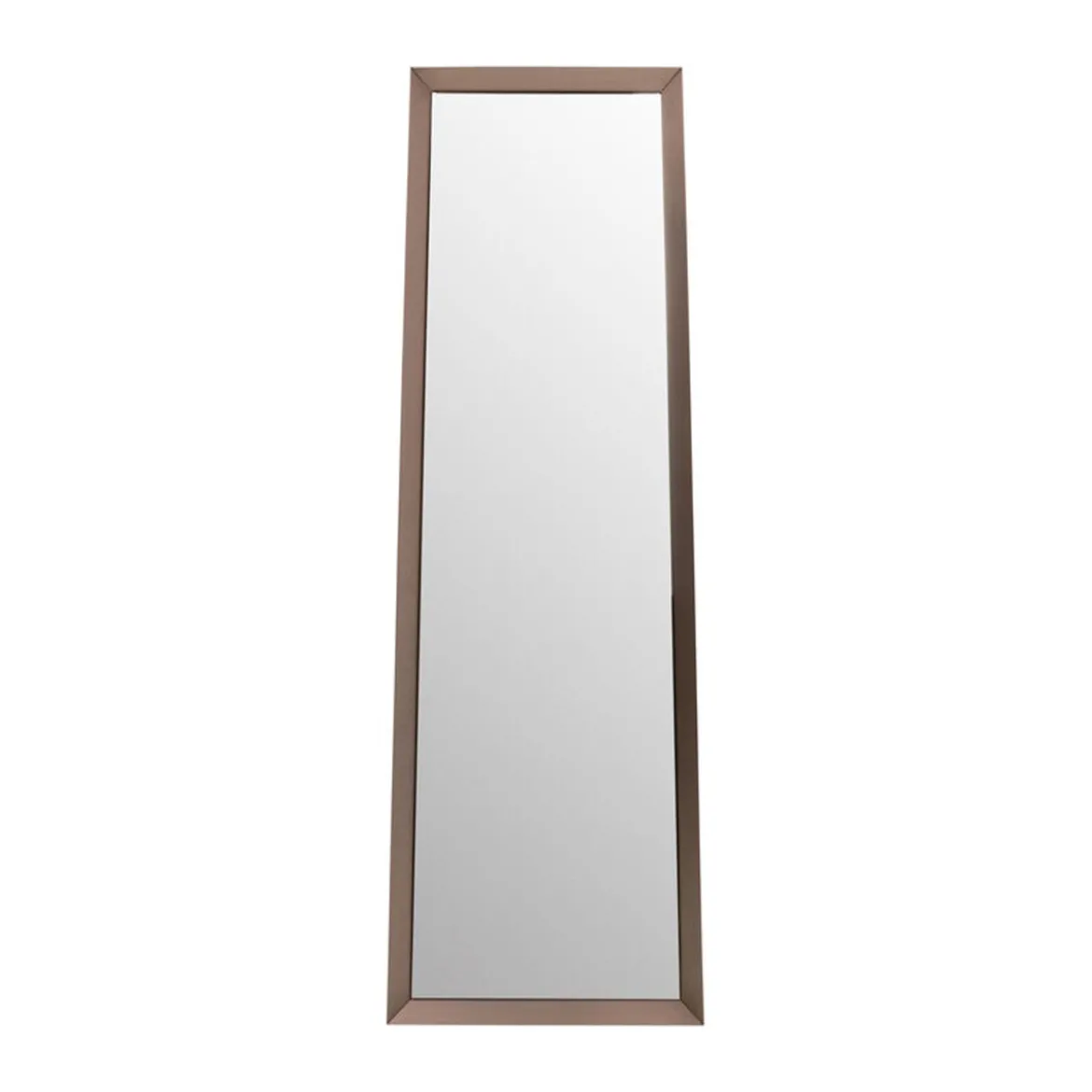 Staande spiegel taupe bruine rand - Kare Design Arezzo Coffee