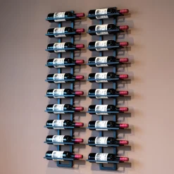 Stalen wijnrek muur - Bodio Reserva 10