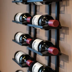 Stalen wijnrek muur - Bodio Reserva 10